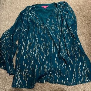 Lilly Pulitzer Metallic Tunic